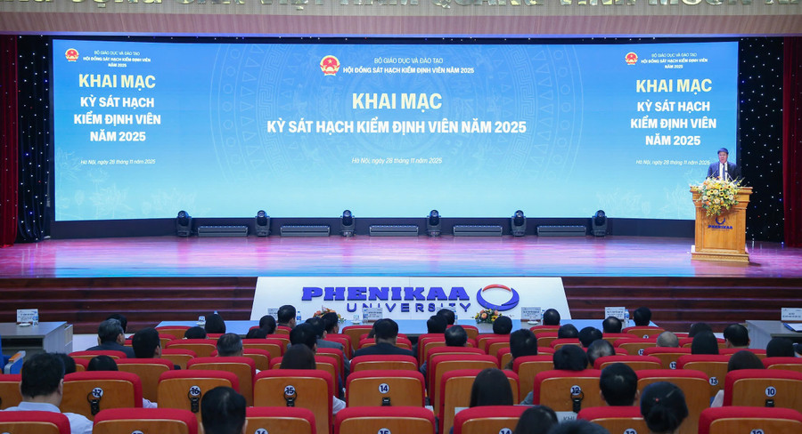 Sát hạch kiểm định viên giáo dục đại học và cao đẳng sư phạm năm 2025