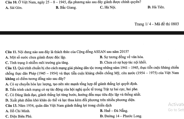 Đề thi