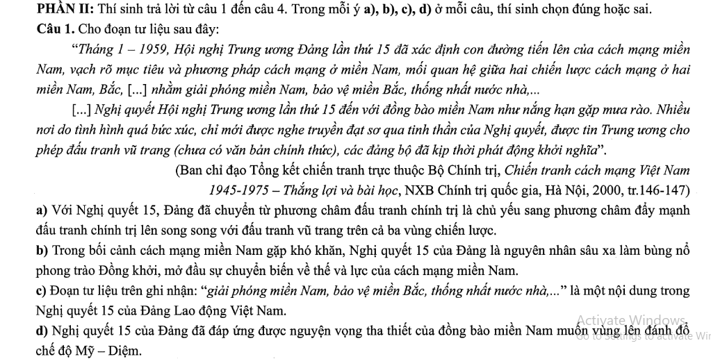 Đề thi