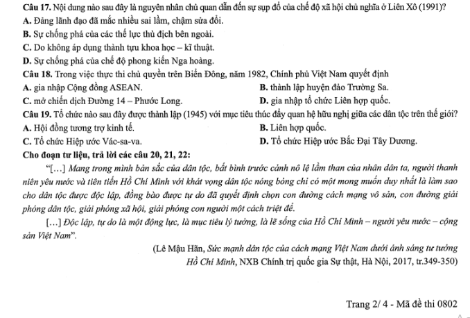 Đề thi