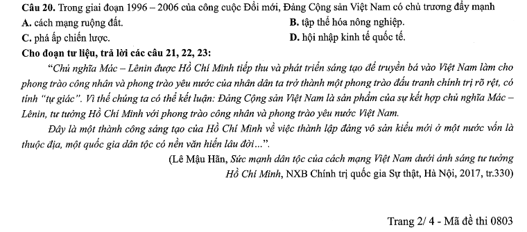 Đề thi