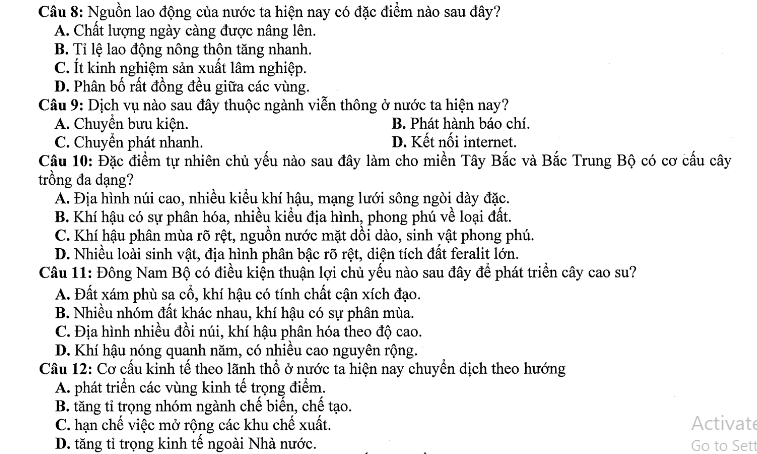 Đề thi