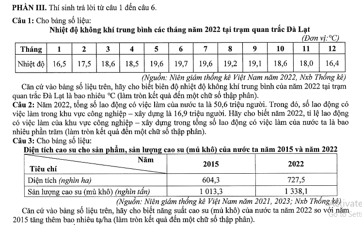 Đề thi