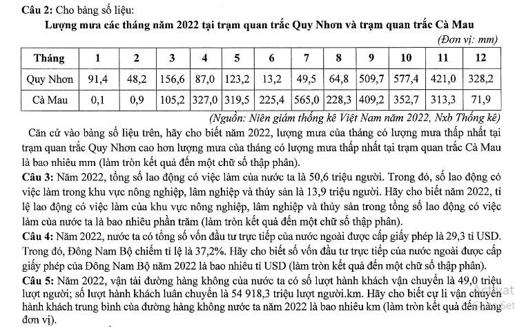 Đề thi