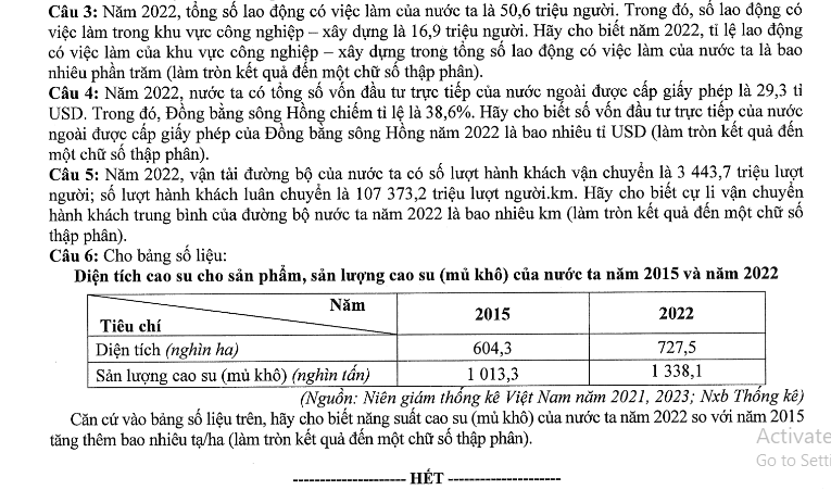 Đề thi