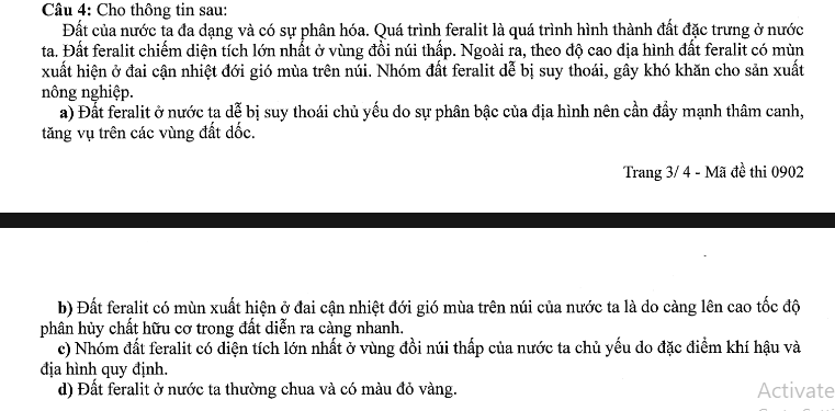 Đề thi