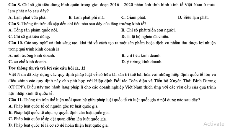 Đề thi