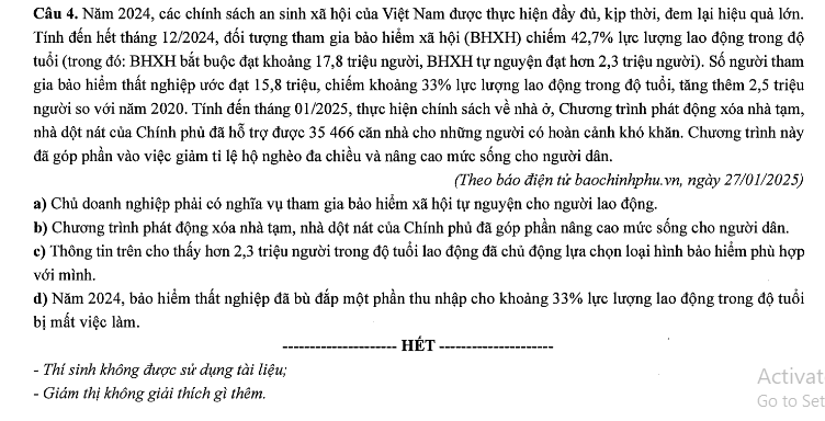 Đề thi
