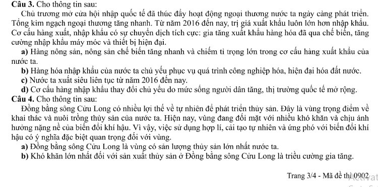 Đề thi