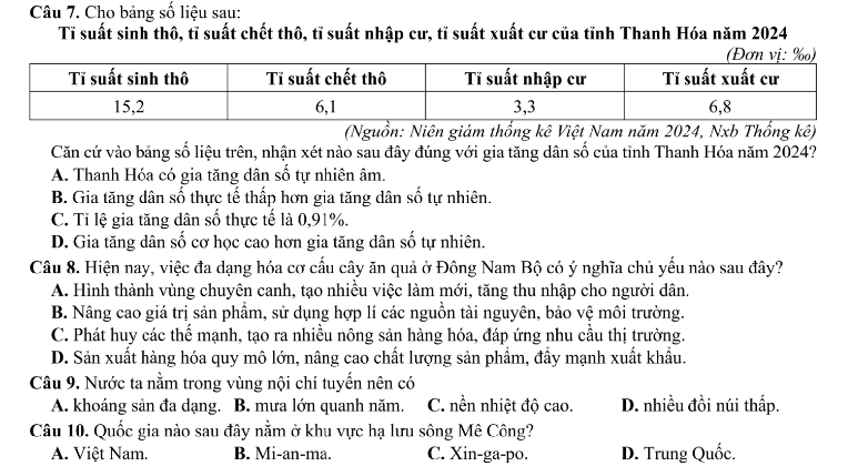 Đề thi