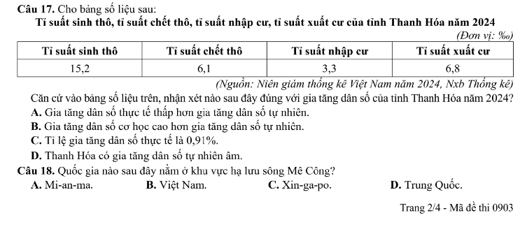 Đề thi